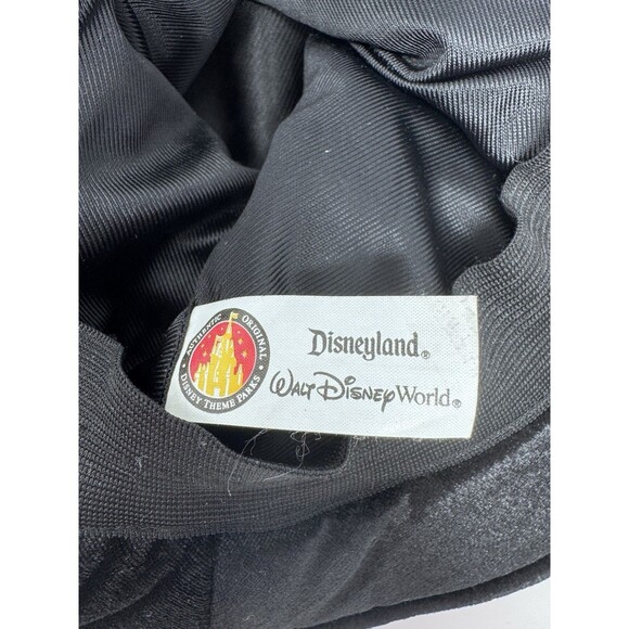 Disney Mickey Mouse Mad Hatter Hat Black White Adult Size Disneyland WDW - Picture 7 of 10